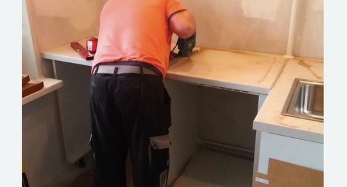 Сборка кухонного гарнитура. Балаково